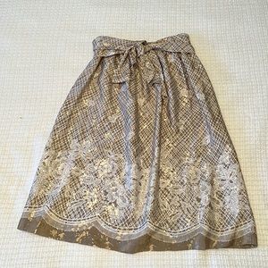 Andrea Gayle Women’s Pull-On Midi Skirt with Elastic Waist